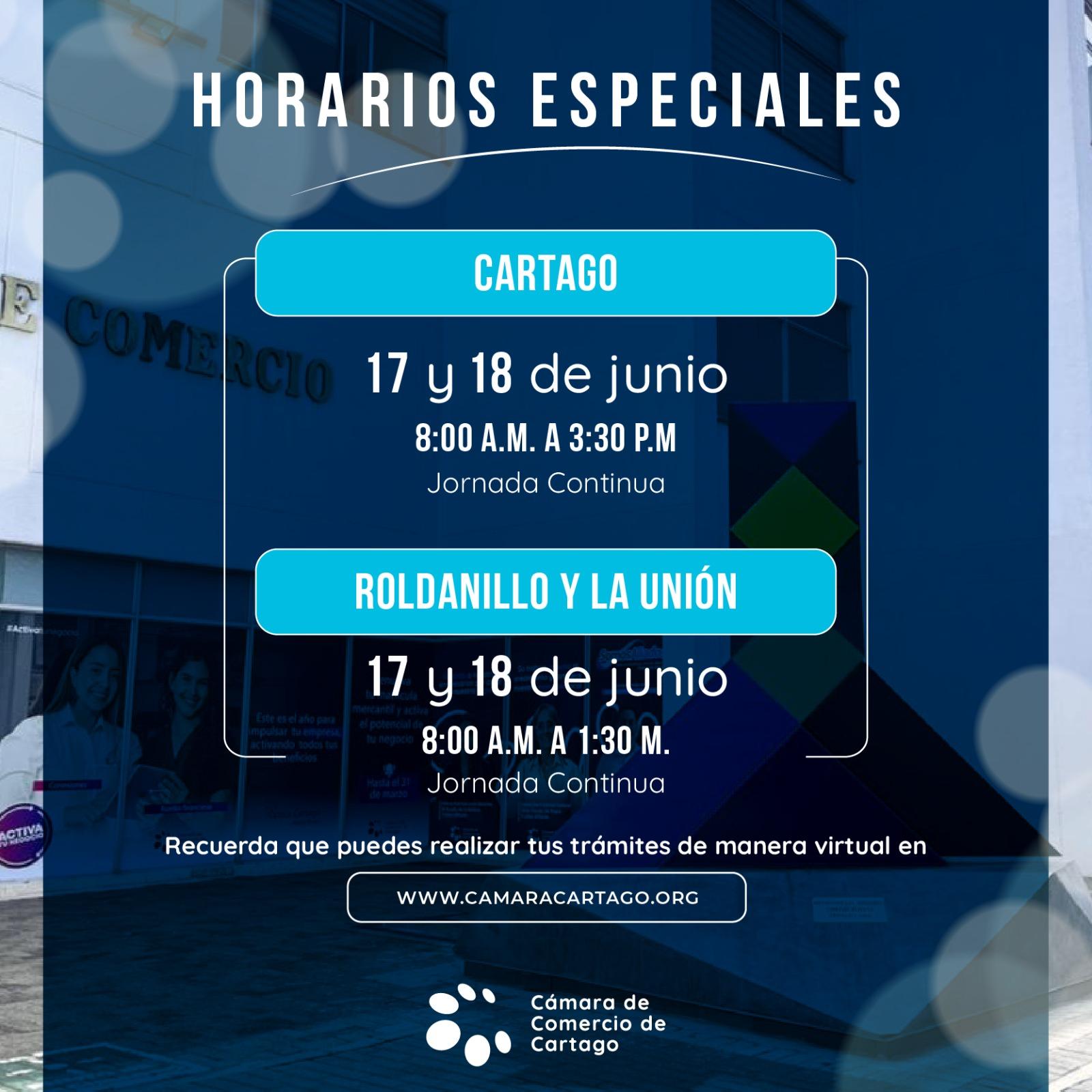 horarios